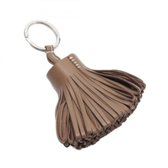HERMES Brown Leather Charm - Picture 2 of 5
